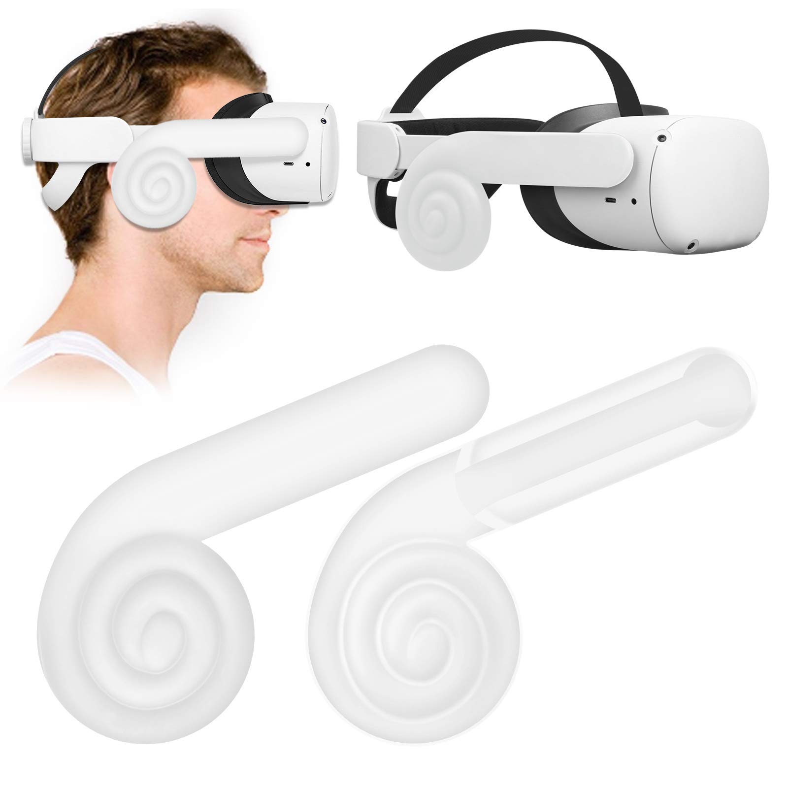 Amazon.co.jp: Eyglo シリコンイヤーマフ Oculus Quest 2ヘッドセット